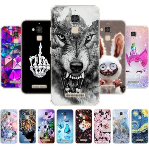 Case for ASUS Zenfone 3 MAX ZC520TL CasesCover 5.2" Back on FOR Zenfone 3 MAX ZC520TL Soft TPU Silicone Case Phone bumper animal