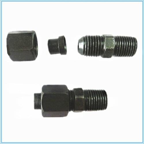 Hydraulic tubing joints, joint expansion joints 6mm-1/8 1/4 3/8 male thread Pipe Fitting