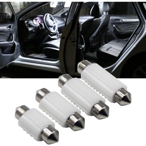 2PC 12-24V C5W C10W Canbus Festoon 31mm 36mm 39mm 41mm LED Bulb Super Bright Error Free Auto Interior Doom Lamp CarStyling Light