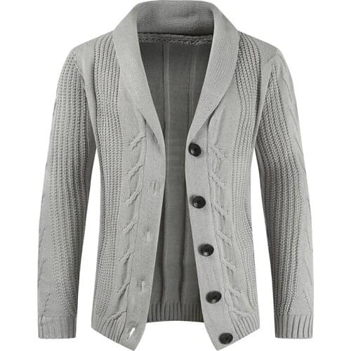 European and American style men began to coat thickened sweater mens sweater autumn and winter