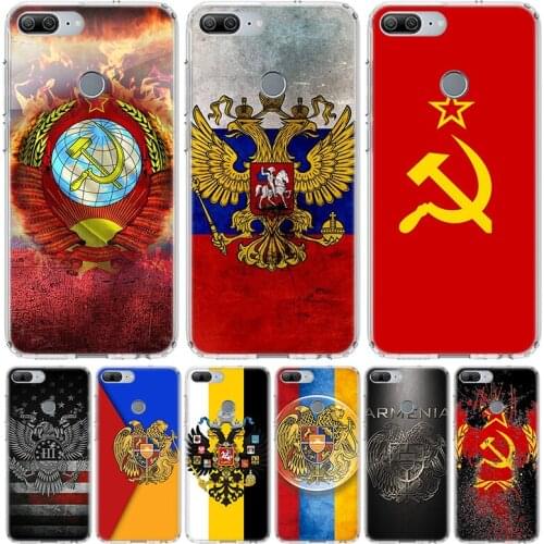 Arms Eagle Flag Phone Case for Huawei Honor 10 9 20 7A 7X 8A 8S 8X 9X Lite Pro Y5 Y6 Y7 Y9S 2019 10i 20i Coque Cover