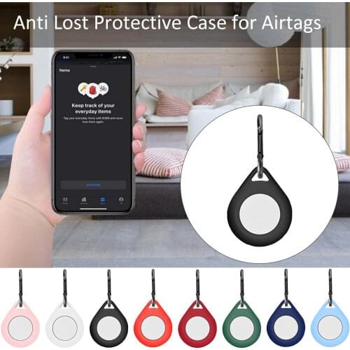 Soft Silicone Skin Cover Anti Lost Protective Case For Airtags Anti-lost And Anti-drop Protective Case For Apple Airtags