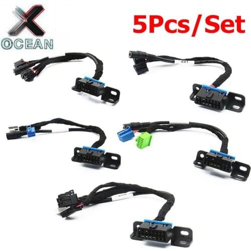 New EIS ELV Test Cables for Mercedes Works Together with VVDI MB BGA TOOL and CGDI Prog MB (5pcs/set) Locks Platform Test Line
