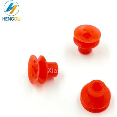 100 pcs red rubber sucker for Ryobi machine 20x16x6mm ryobi offset printing machine parts