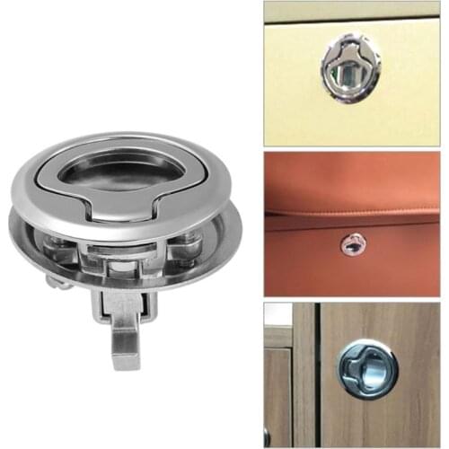 S Marine Boat Stainless Steel 2" Flush Pull Hatch Latch For RV Caravan Boat