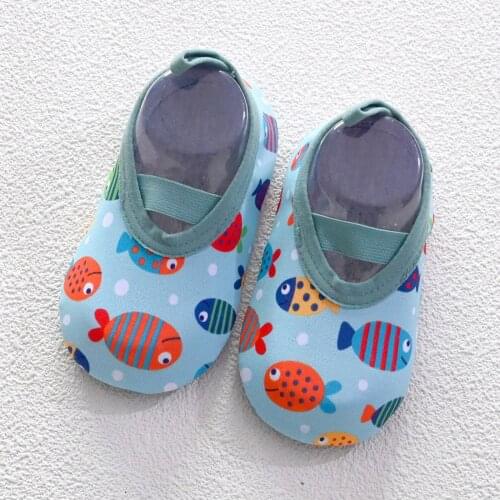 3# Boys Shoes Sandals For Summer 2020 Baby Kids Boys Girls Cartoon The Floor Socks Barefoot Aqua Socks Non-slip Shoes Сандалии