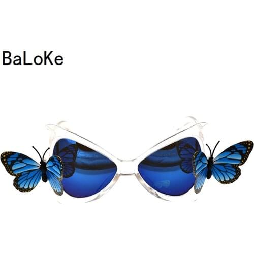 Fashion Design Baroque Cat Eye Sunglasses Personality Butterfly Frame Brand Designer Vintage Shades Sun Glasses For Women Gifts
