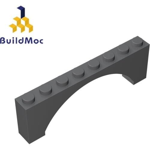 BuildMOC 16577 3308 1x8x2 arch brick Building Blocks Parts DIY Educational Classic Brand gift Toys