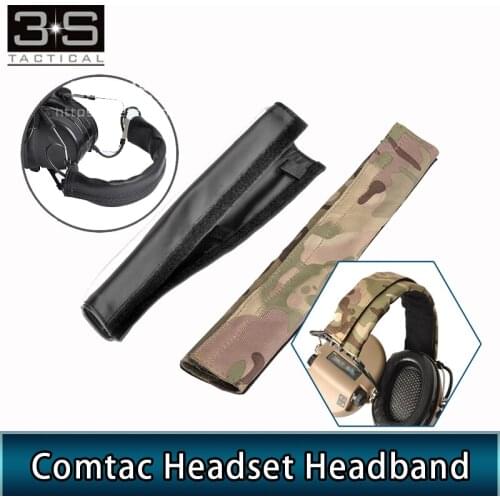 Z Tactical Comtac Peltor Airsoft Aviation Headset Headband Black Leather Camouflage Cloth Rubber Soft Headphones Accessories