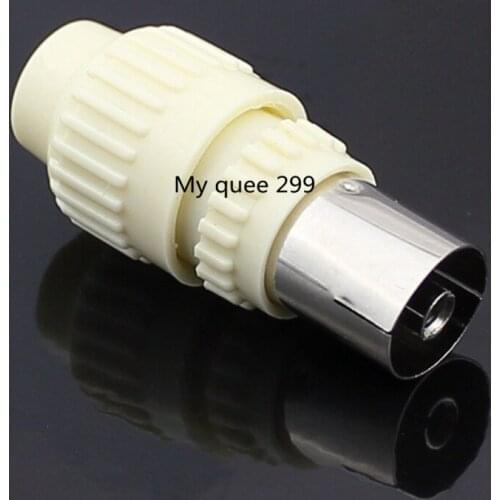 Cable TV plug - head copper - head copper back - hole - copper contact 75-5 -5 - wire connector