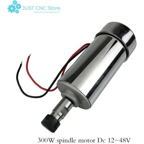 300W DC motor spindle high-speed air cooling Diy engraving machine silver surface motores belarus playmobil DC 12-48v
