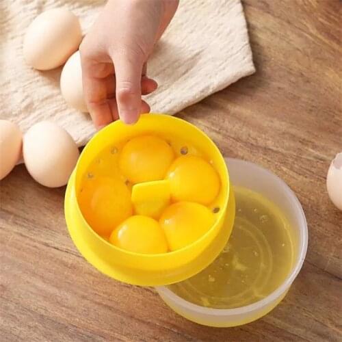 Egg Separator Egg White and Yolk Egg Separator Cooking Filter Kitchen Egg Separating Accessories Tool Kitchen Gadgets Egg Tools