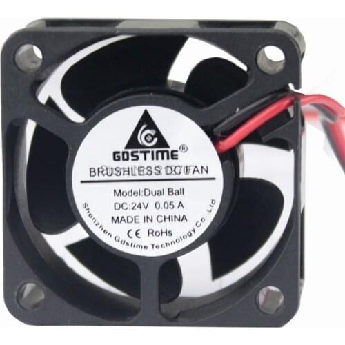 1Pcs Gdstime DC 24V 40mm 4cm 2Pin Ball Bearing Mini Small PC Cooling Fan 40x40x20mm 4020 CPU Cooler Fan