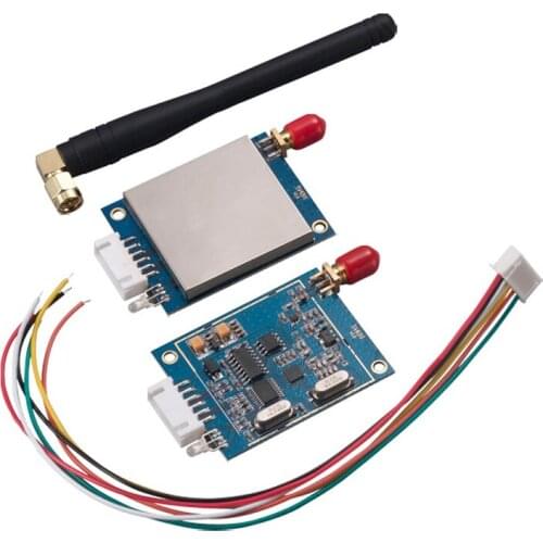 2PCS SV651-TTL-868 + rubber antenna 868mhz| TTL 500mW Wireless Transceiver 27dBm 868MHz RF Transmitter and Receiver rf Module