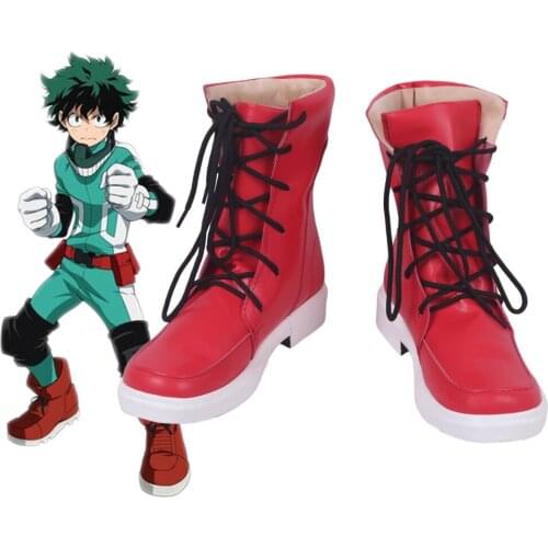Boku no Hero Academia My Hero Academia Izuku Midoriya Cosplay Boots Shoes Custom Made