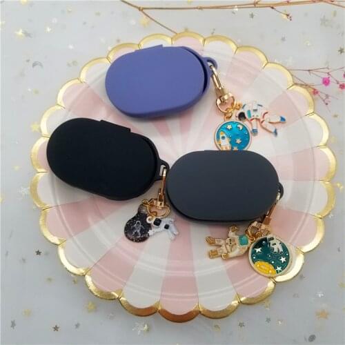Cute Earphone Cover For Redmi Airdots Case With Keyring Cute Protection Frame For Mi Airdots Earphone Case