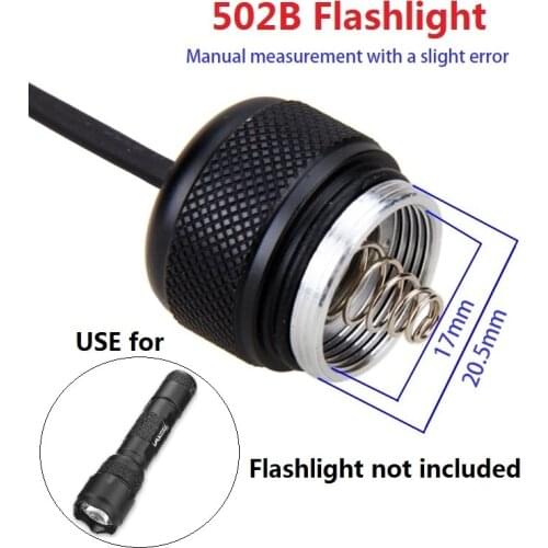 Pressure Switch Controller for 502B Flashlight Torch Light Rat Tail Switch Please check the size and model when you purchase