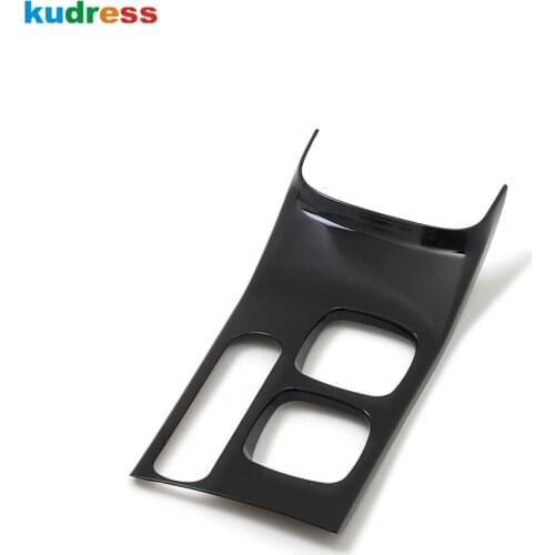 For Suzuki Sx4 S-Cross 2014 2015 2016 2017 2018 Black Interior Gear Shift Cover Trim Decoration Frame Sticker Accessories LHD