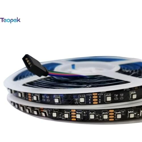 5M 3535 RGB LED Strip RGB Color Changeable DC12V Flexible LED Light tape 60LED/m 120LED/m 5m/lot