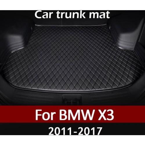 MIDOON Car trunk mat for BMW X3 2011 2012 2013 2014 2015 2016 2017 cargo liner carpet interior accessories cover