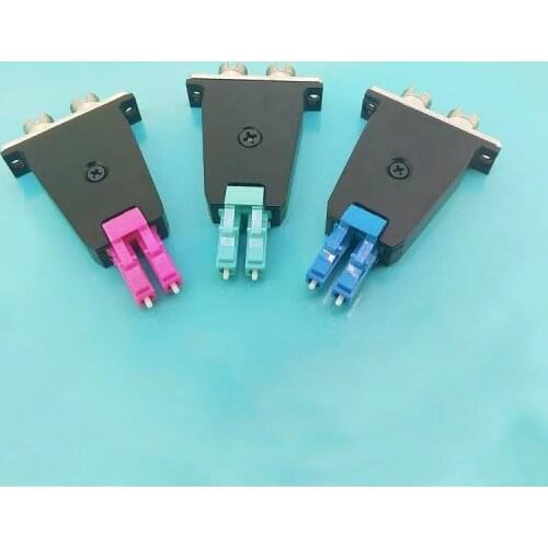 LC-FC dual adapter FM hybrid adapter duplex female-male fiber optic connector FC-LC Coupler free shipping ELINK LC FC DX SM MM