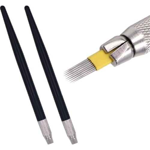 Microblading Tattoo Pen Round Fog Needle Holder For Permanent Makeup Mini Manual 3D Embroidery Eyebrow Tebori