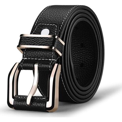 WilliamPolo brand fashion mens and womens casual belt leather pin buckle belt 18315p