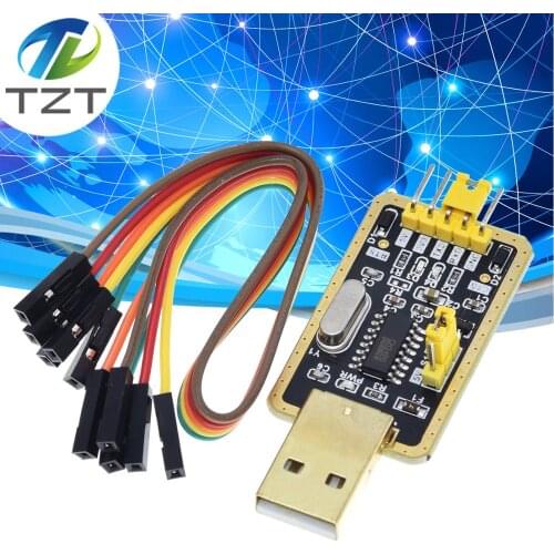 TZT CH340 Module Instead of PL2303 CH340G RS232 to TTL Module Upgrade USB to Serial Port In Nine Brush Plate for arduino Diy Kit