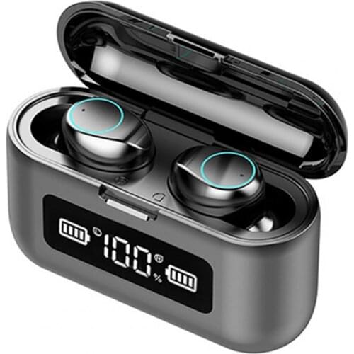 New TWS Wireless Bluetooth- Earphones 9D Stereo HIFI Headset LED Display Noise-canceling Music Sports Earphone For Smartphones