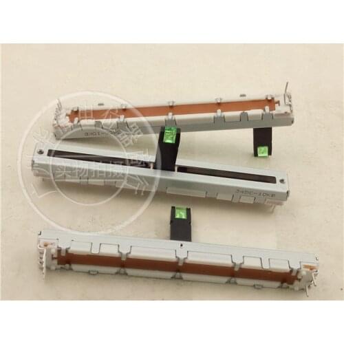 Original new 100% RS602113LA05 75MM slide single fader potentiometer B10K with LED lamp (SWITCH)