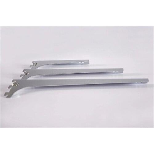 40cm AA shelf rails Stainless Steel Hardware bracket Slot Plate glass wooden board partition Bracket holder shelf accessories