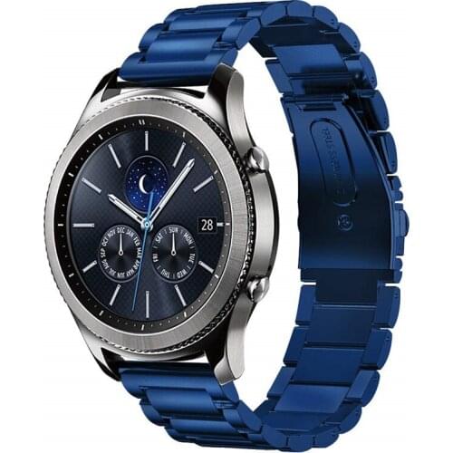 Watchbands for Samusng Gear S3/Galaxy Watch 46mm Band 22mm Stainless Steel Strap Wrist Bracelet for Gear S3 Classic/Frontier