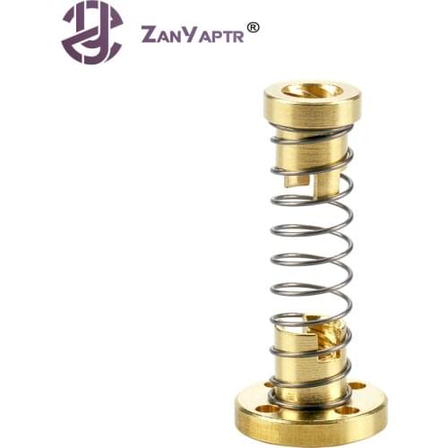 1Set 8mm TR8 - 8mm 4mm 2mm Lead Screw Trapezoidal ACME w/ Anti-Backlash Anti Backlash Nut for CNC or 3D printer spare parts