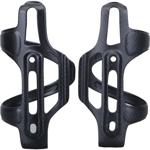 2 unids ultraligero complete carbon fiber cage de la botella del sostenedor of botella para El USO del Agua accesorios La bike c