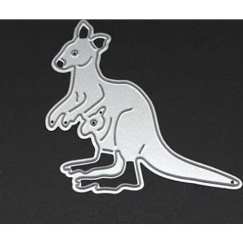 YINISE 349 Kangaroo Metal Cutting Dies For Scrapbooking Stencils DIY Album Cards Decoration Embossing Folder Die Cuts CUTTER