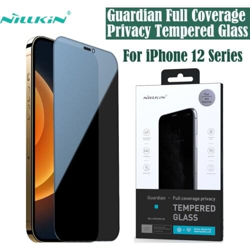 For iPhone 12 Pro Max Tempered Glass For iPhone12 Nillkin Guardian Full Cover Privacy screen protector For iPhone 12 Mini 12 Pro