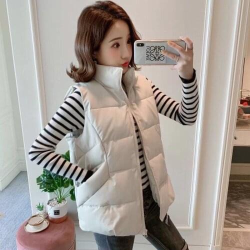 Jacket Vest Vest Womens Winter Cotton Jacket Cotton Vest Chaleco Mujer