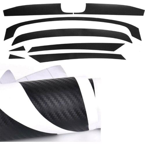 1PC For Honda Civic 2016-2019 Body Decor Grille Decal Front Bumper Sticker Vinyl New Durable