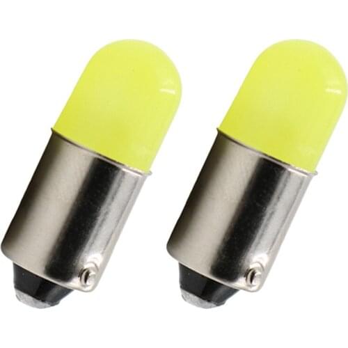 10PCS 12V T11 363 BA9S COB LED Round 3D T4W Lamp Bright White Xenon Bulb Lamp