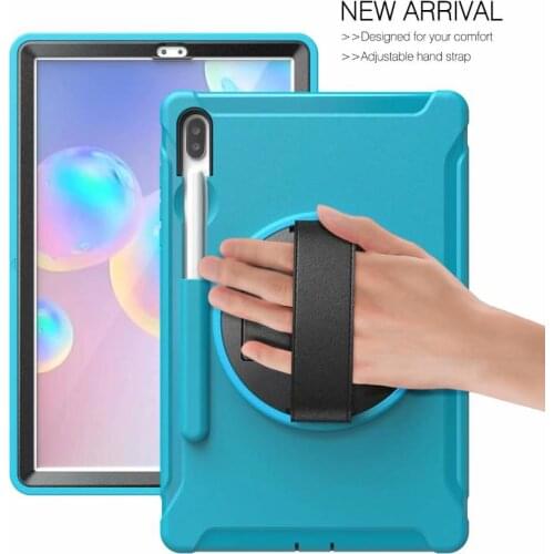 360 Rotation Shockproof Armor Heavy Duty Hard Cover for Samsung Galaxy Tab S6 10.5 Tablet Case SM-T860 SM-T865 Shell