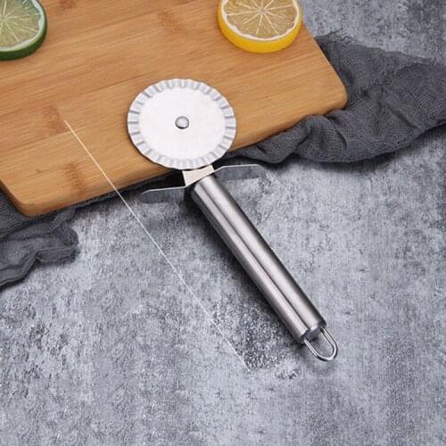 Pizza Single Wheel Cut Stainless Steel Tools Diameter 6.5CM Household Pizza Knife Cake Tools Wheel Use For Waffle Cookies