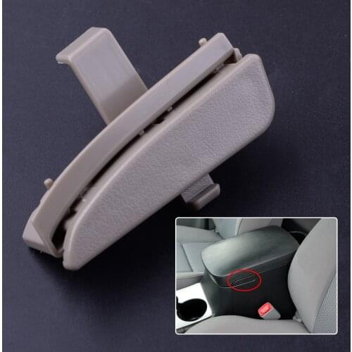 Beler 1PCS Beige Center Console Armrest Pad and the Bracket Lid Latch Latches Lock Fit for Toyota Tacoma 2005-2012