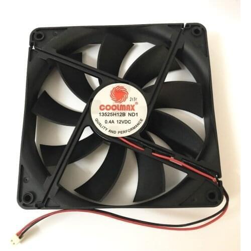 Silent 135MM 1325 13525 135*135*25MM chassis fan 13525 thin 13.5CM 12V 0.4A 2pin