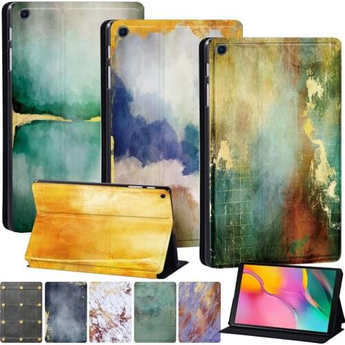 Tablet Case for Samsung Galaxy Tab A7 10.4 2020 T500/Tab A 8.0 2019/Tab A 10.5/Tab A A6 10.1 Case Folding Leather Stand Cover