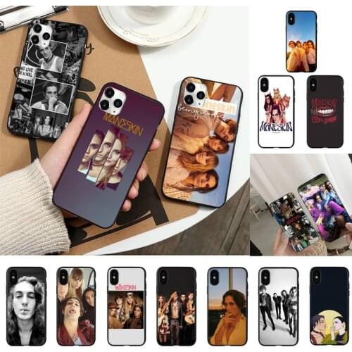 Maneskin-Damiano David Phone Case For iPhone 11 8 7 6 6S Plus 7 8 plus X XS MAX 5 5S XR 12 11 Pro max se 2020 Silicone Fundas