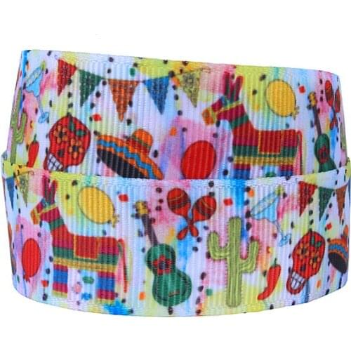 FLRA Ribbon (50yards/lot) Wholesale FLORA Ribbons kawaii cut girl character grosgrain ribbon for hair bows