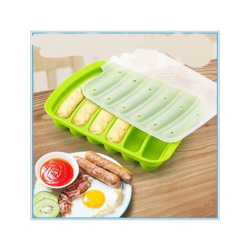 The FDA food-grade silicone hot dog and sausage die mold baby consisting of homemade diy baking sausages kitchen accessories