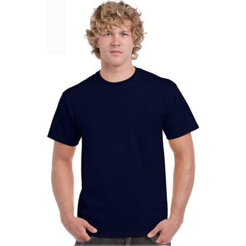 Summer Cotton T-shirt Men Slim Fit Male Tees Solid Short Sleeve O-neck T Shirt Basic White Black Tops Casual Male Shirts 2021