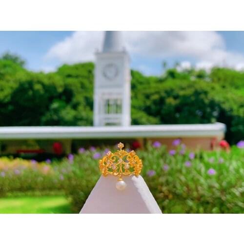 HX 24K Pure Gold Ring Real AU 999 Solid Gold Rings Elegant Shiny Heart Beautiful Upscale Trendy Jewelry Hot Sell New 2020