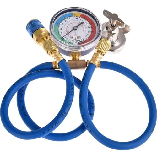 Car Air Conditioning Repair Tool Universal Bottle Opener Air Conditioner Tube with Quick Release Refrigerant Connector Cold Pres